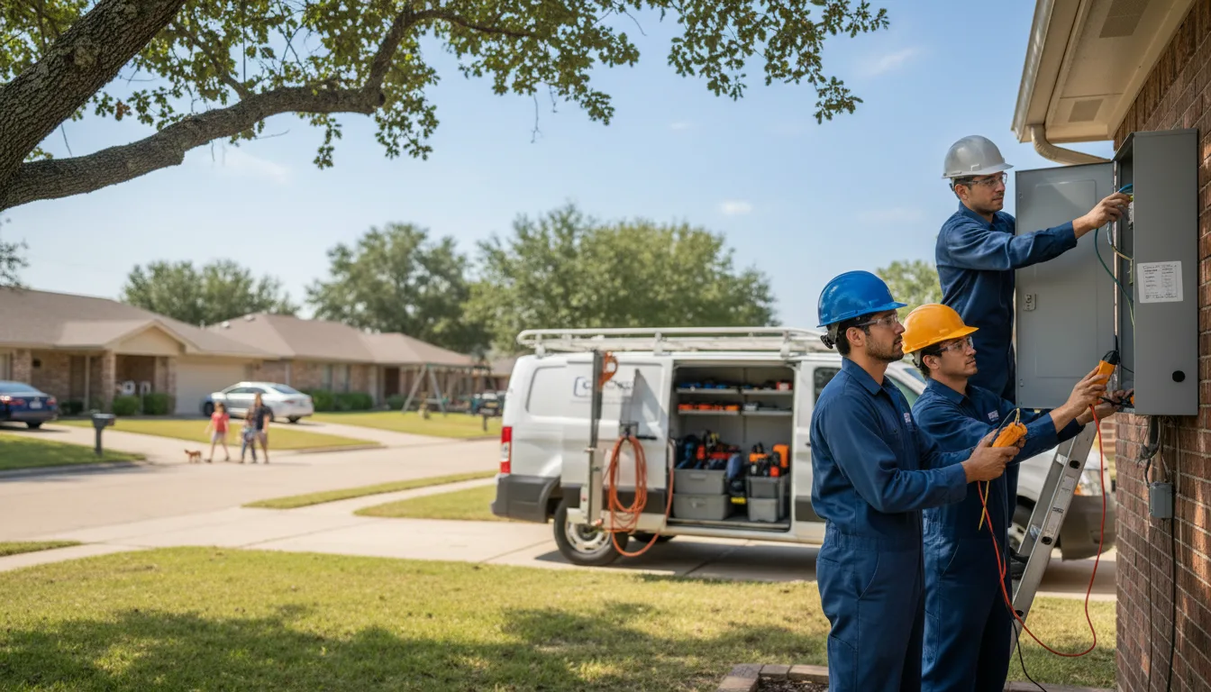 Certified electrician providing emergency electrical services in Pottersdale, PA